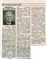 Soden,WinifredA. (Williams)(Obituary)